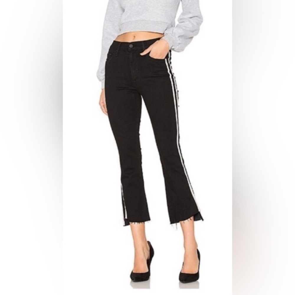 MOTHER Insider Crop Step Fray Jeans in Guilty Racer